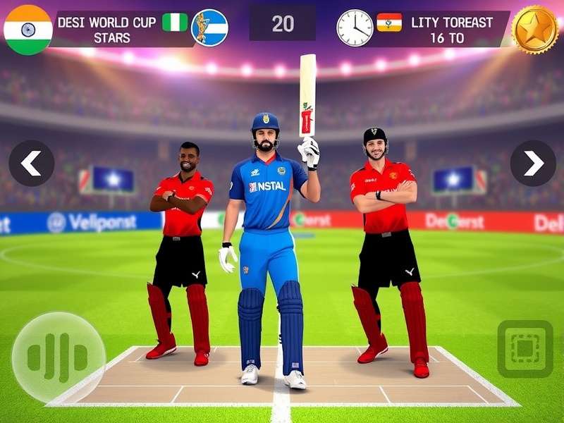Desi World Cup Stars Gameplay